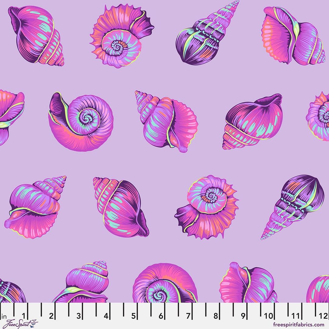 Default Lil Shelly in Ultraviolet - Floral Reef - Tula Pink