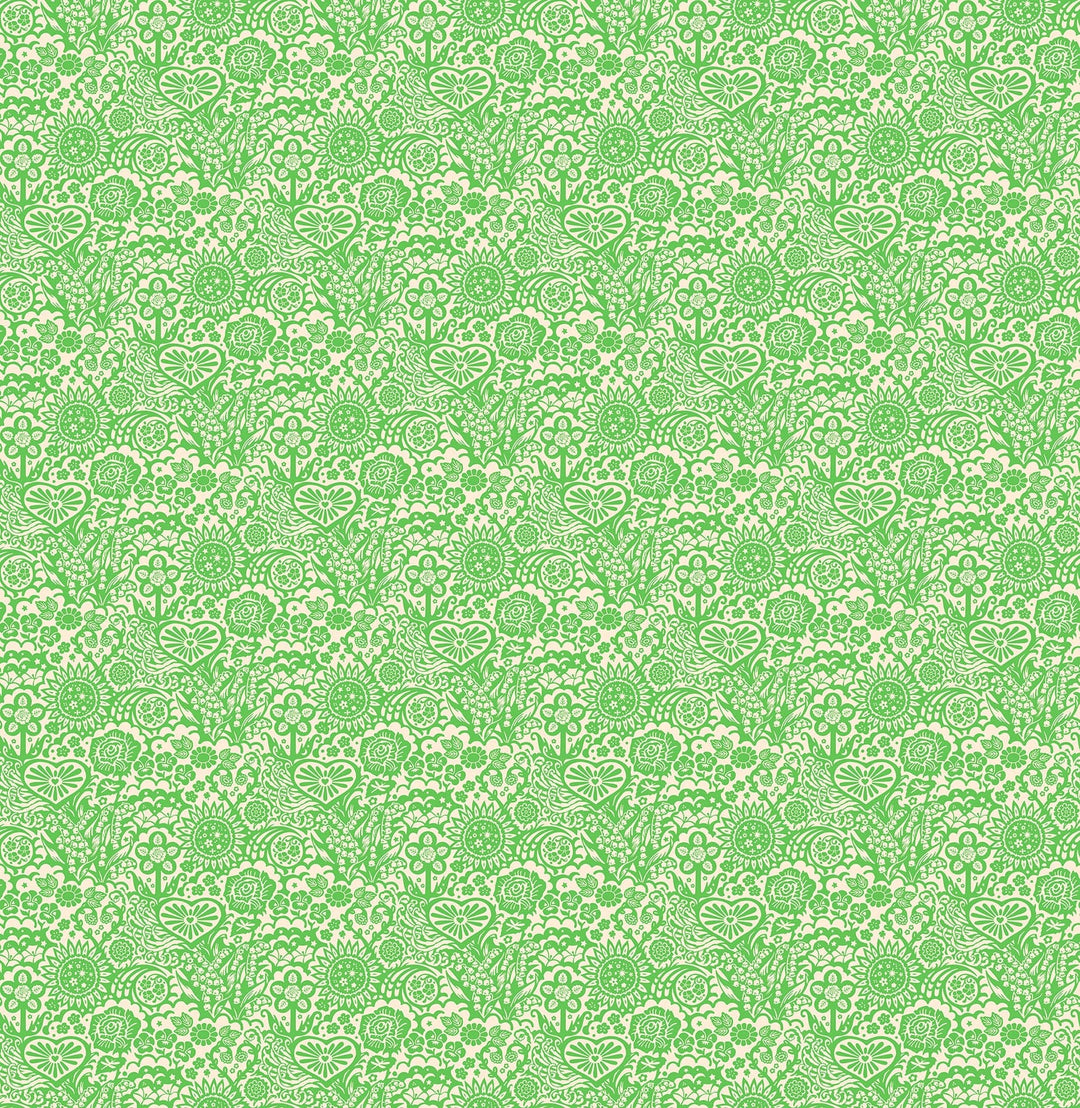 Default Little Heaven in Verdant - Yesterday - Anna Maria Textiles