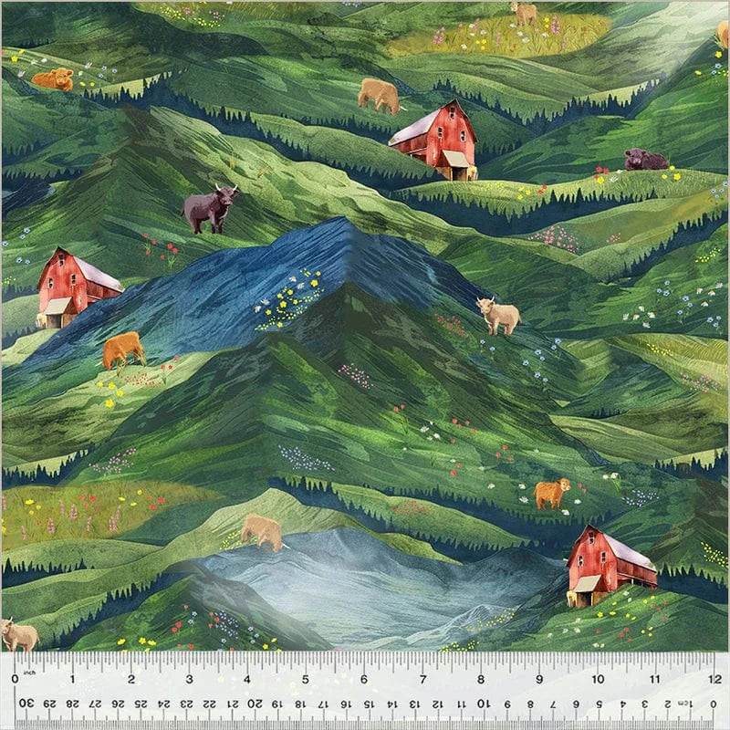 Default Little Hoof Hills in Pasture - Highland Hooves - Whistler Studios