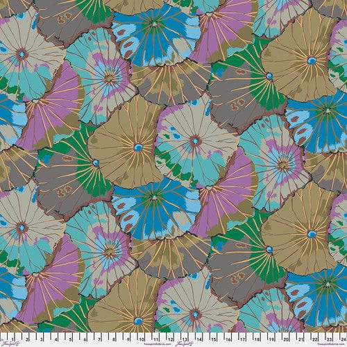 Default Lotus Leaf in Grey - Kaffe Fassett