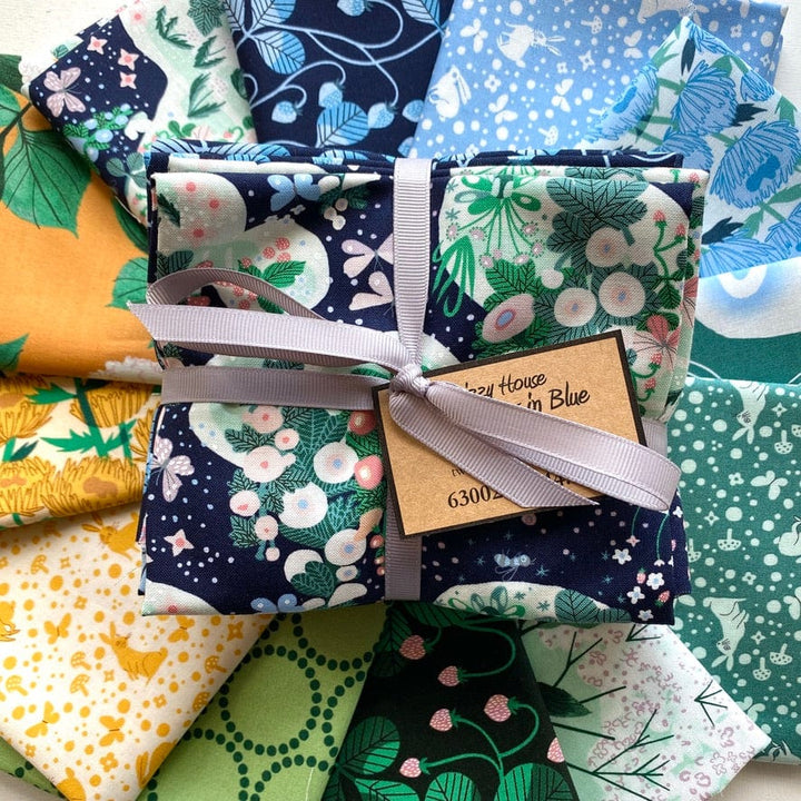 Default Love Letter Bundle in Blue - 12 FQs - Lizzy House