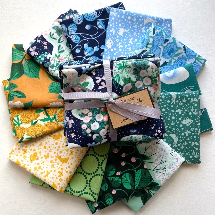 Default Love Letter Bundle in Blue - 12 FQs - Lizzy House