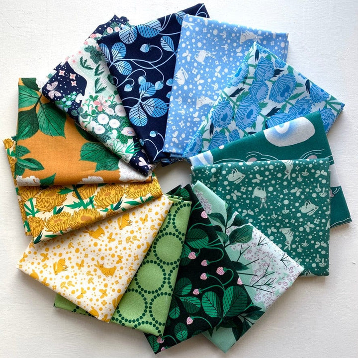 Default Love Letter Bundle in Blue - 12 FQs - Lizzy House