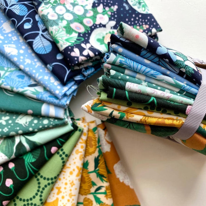 Default Love Letter Bundle in Blue - 12 FQs - Lizzy House