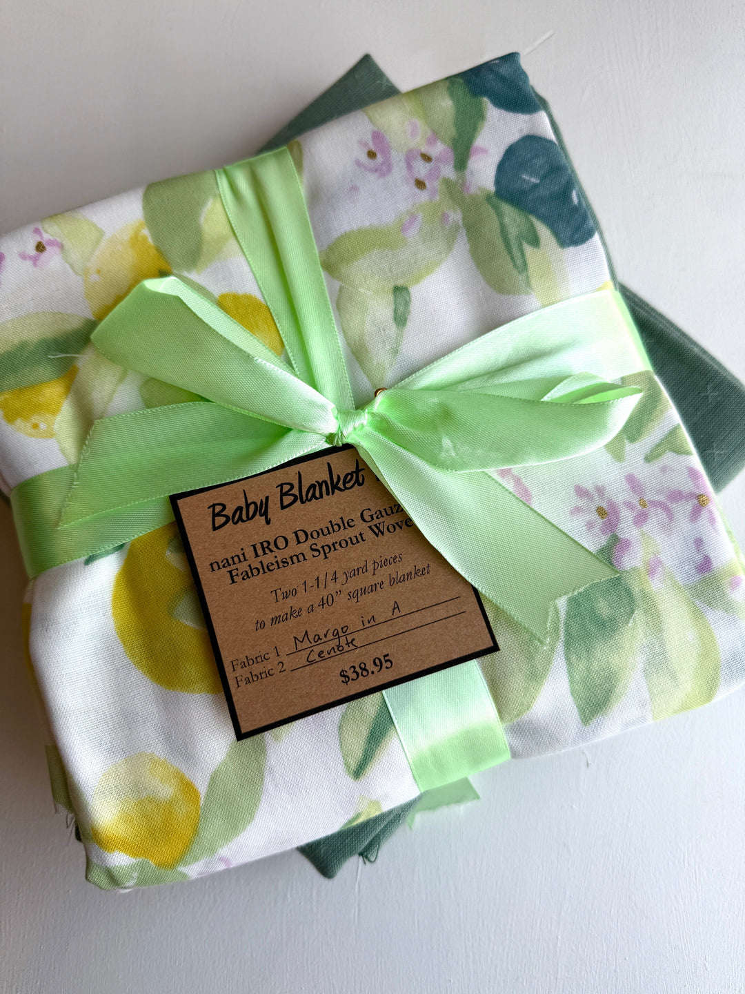 Default Margo in A ORGANIC + Cenote - Baby Blanket Kit