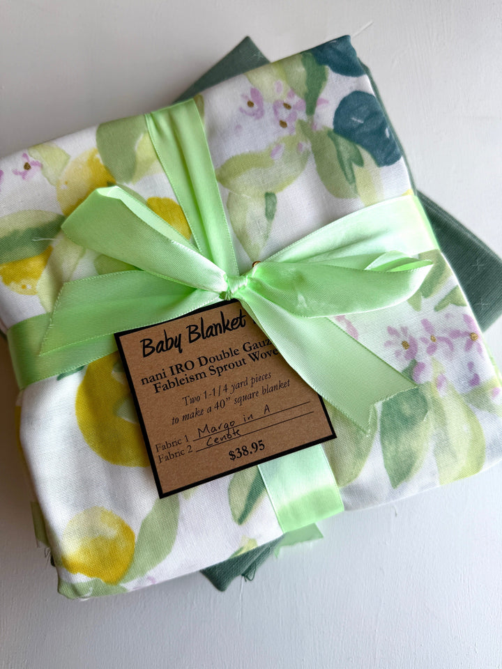 Default Margo in A ORGANIC + Cenote - Baby Blanket Kit