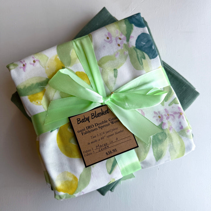 Default Margo in A ORGANIC + Cenote - Baby Blanket Kit