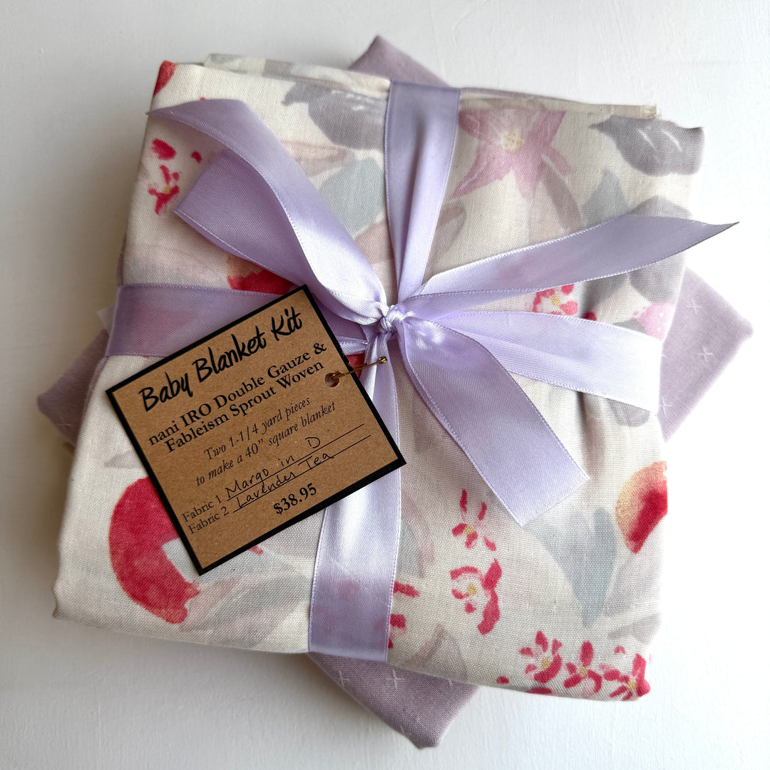 Default Margo in D ORGANIC + Lavender Tea - Baby Blanket Kit