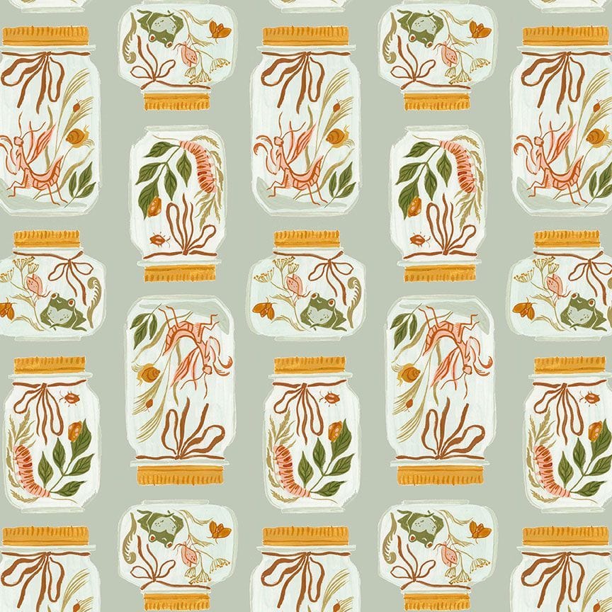 Default Mason Jars in Harbor - Swan Song - Rae Ritchie