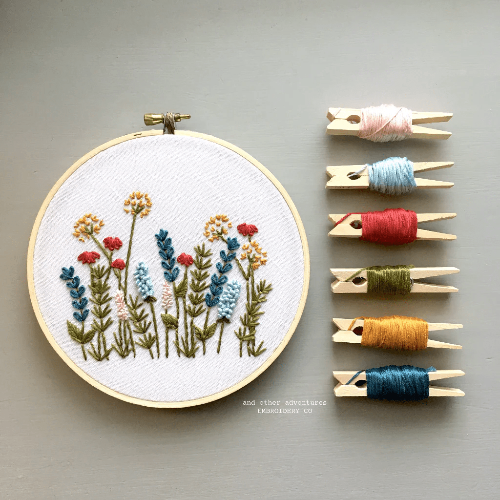 Meadow in Bright Summer Embroidery Kit - And Other Adventures