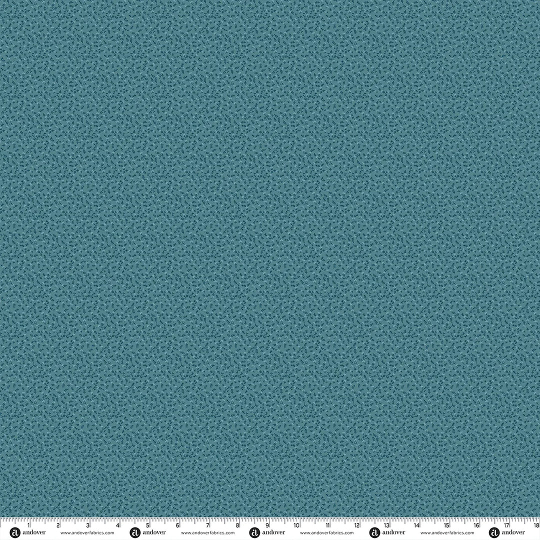 Default Meadow in Teal - Secret Stash Favorites - Blue Willow - Laundry Basket Quilts