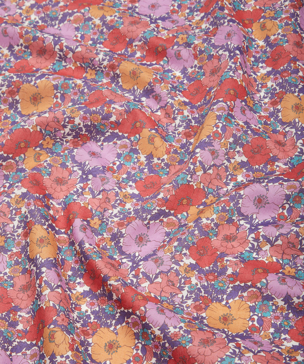 Default Meadow Song in Purple - Liberty Tana Lawn Yardage