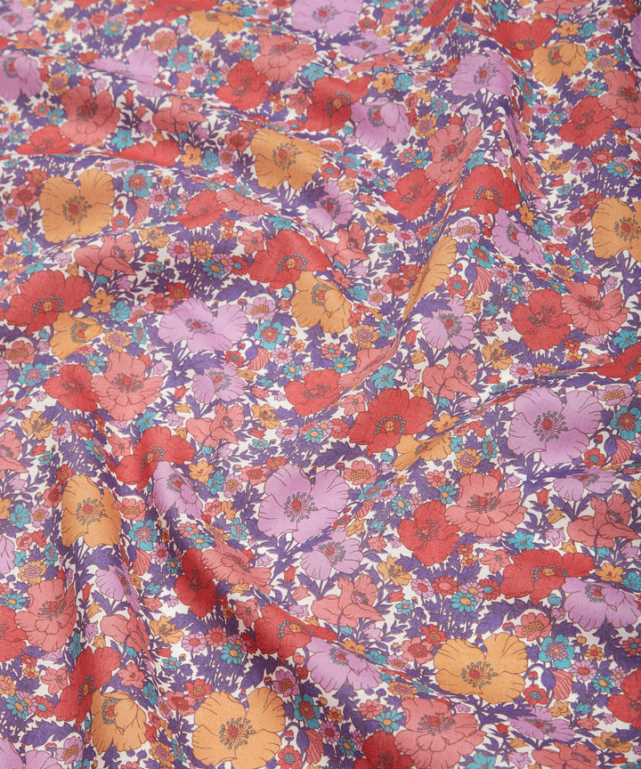 Default Meadow Song in Purple - Liberty Tana Lawn Yardage
