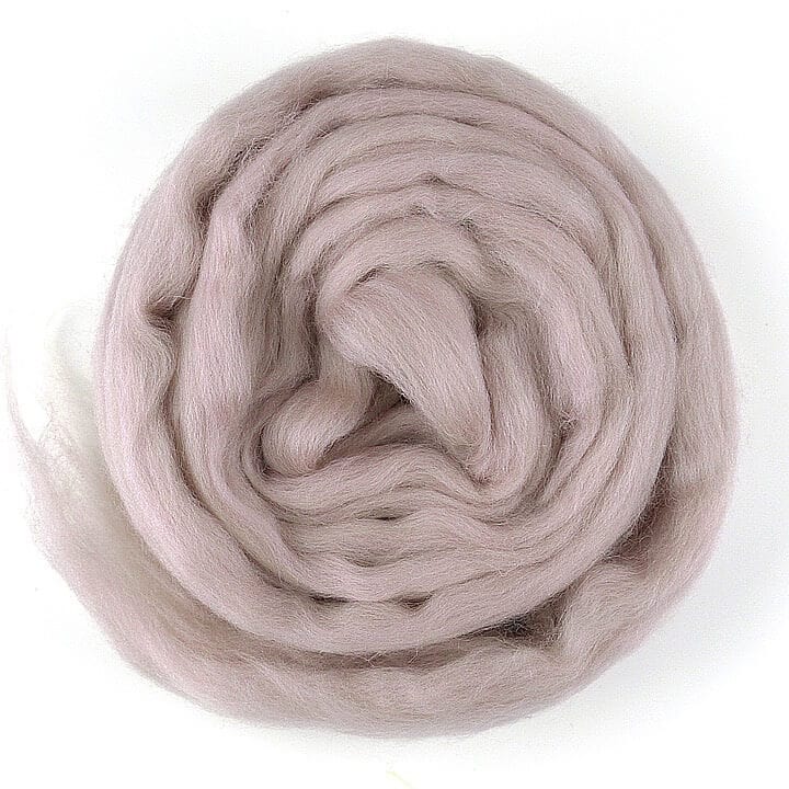 Default Merino Roving in Blush - 50 gram bag - Color 606 - Raised and Procesed in Europe