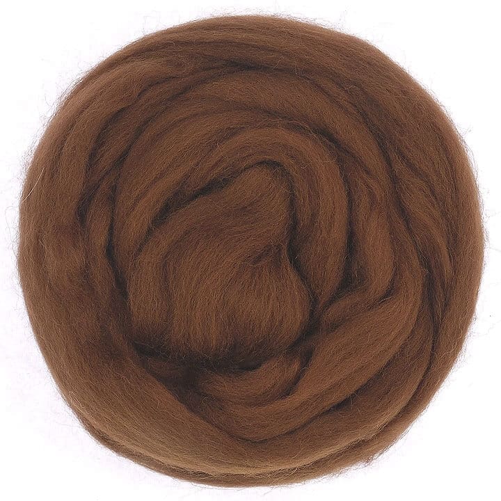 Chestnut - Merino Wool Top Roving - 50 gram (1.75 oz) Ball - Color 621 ...