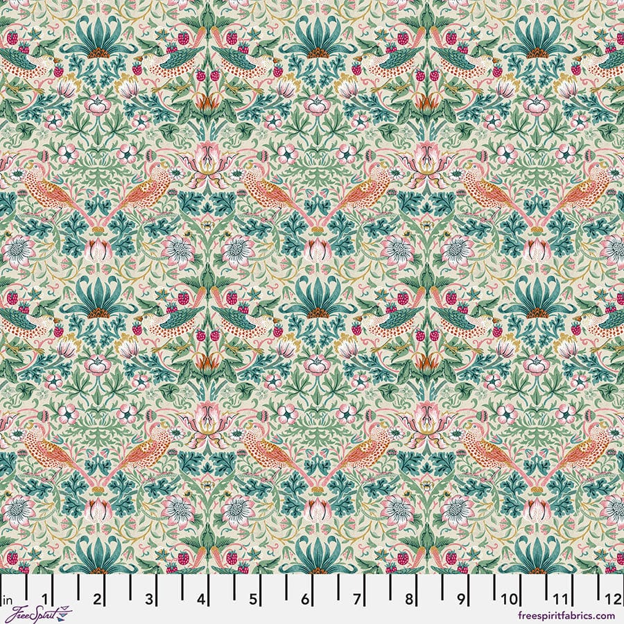 Default Mini Strawberry Thief in Mineral - LAWN - Bedford Park