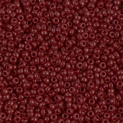 Default Miyuki Seed Beads 11/0 Opaque Solid - S1 Red Brown  11-419