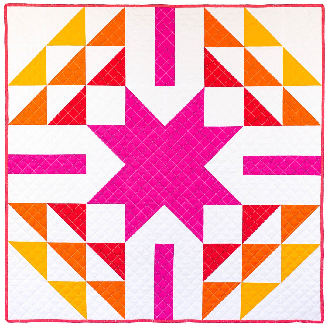 Default Modernly Morgan Quilt Pattern - Burn Bright