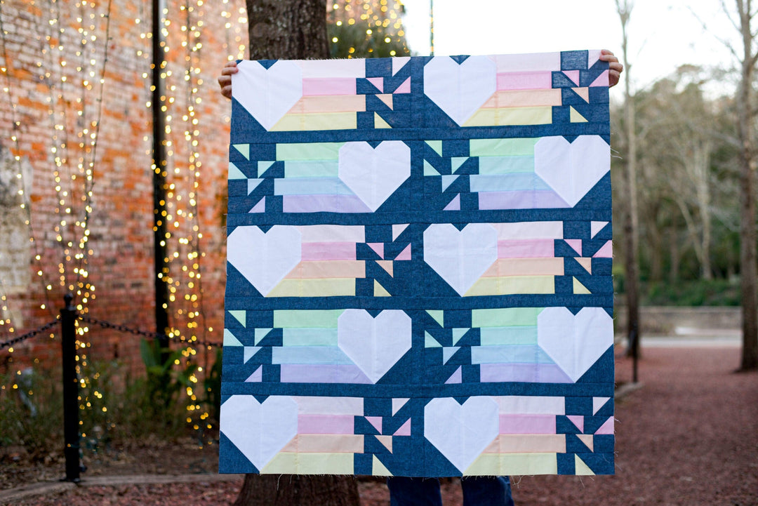 Default Modernly Morgan Quilt Pattern - Confetti Hearts