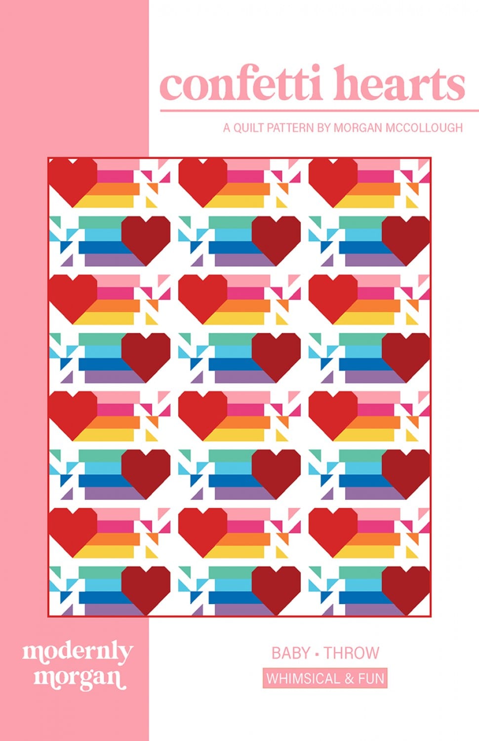 Default Modernly Morgan Quilt Pattern - Confetti Hearts