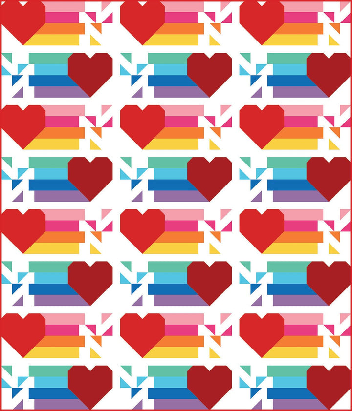 Default Modernly Morgan Quilt Pattern - Confetti Hearts