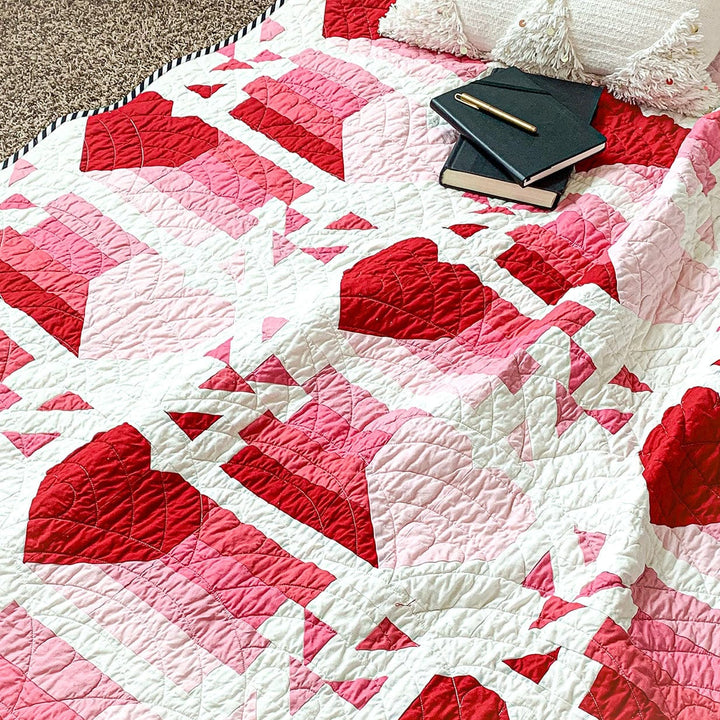 Default Modernly Morgan Quilt Pattern - Confetti Hearts