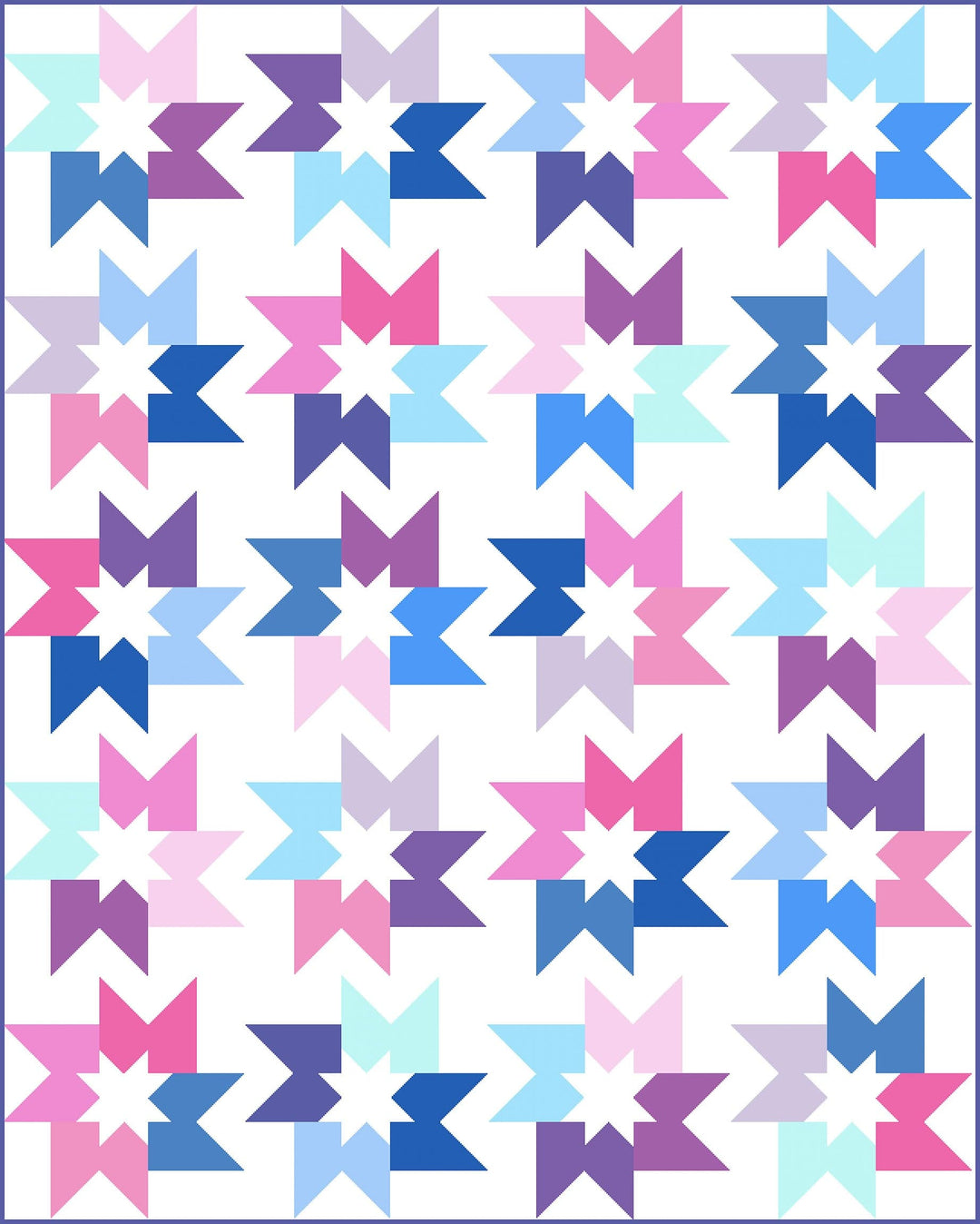 Default Modernly Morgan Quilt Pattern - Cosmic Crush