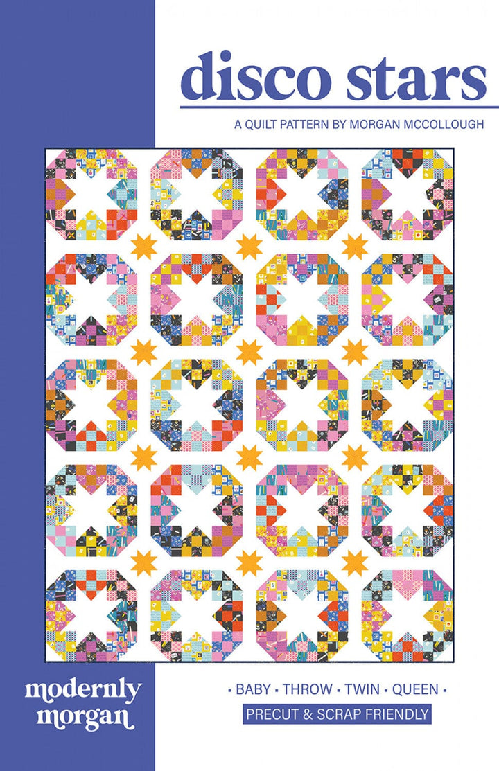 Default Modernly Morgan Quilt Pattern - Disco Stars