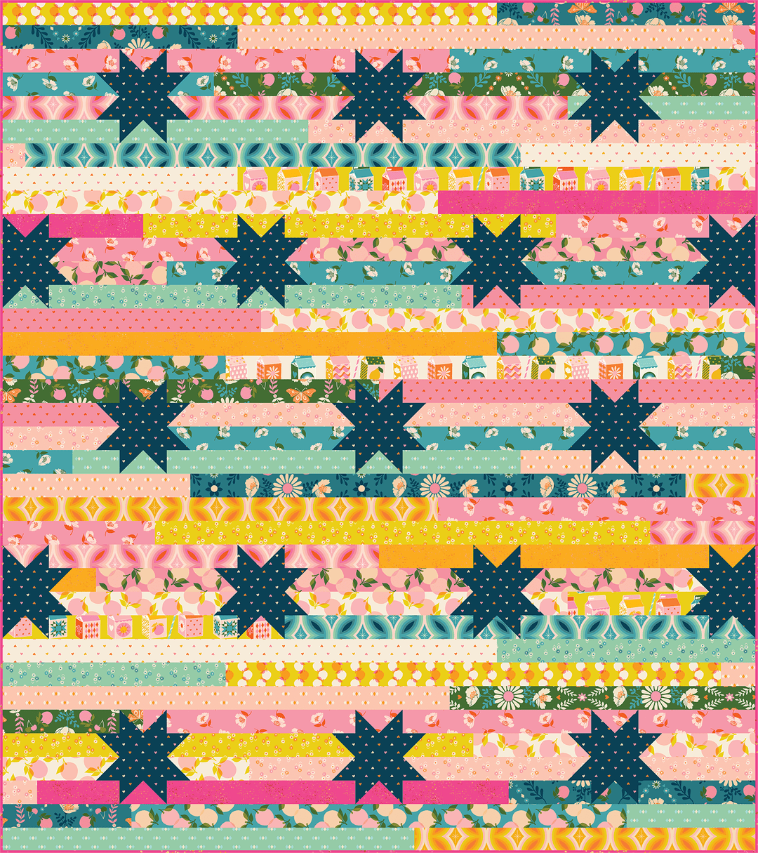 Default Modernly Morgan Quilt Pattern - Jelly Stars