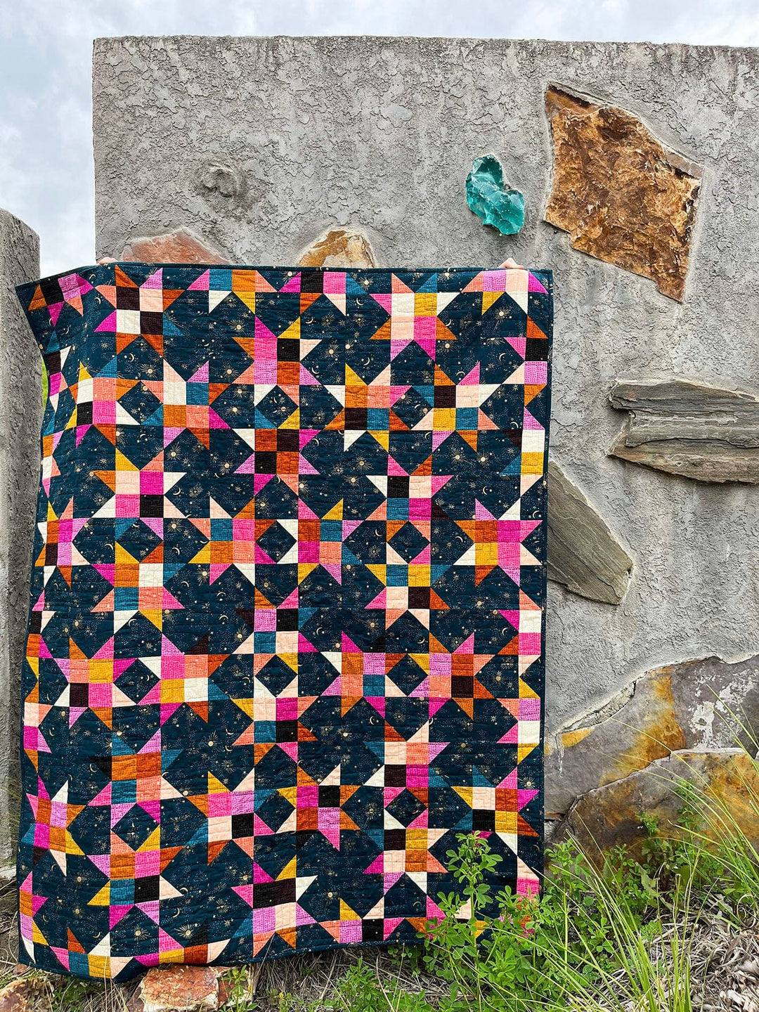 Default Modernly Morgan Quilt Pattern - Night Vision