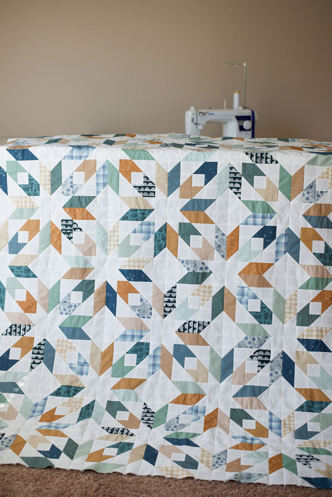 Default Modernly Morgan Quilt Pattern - Same Sky