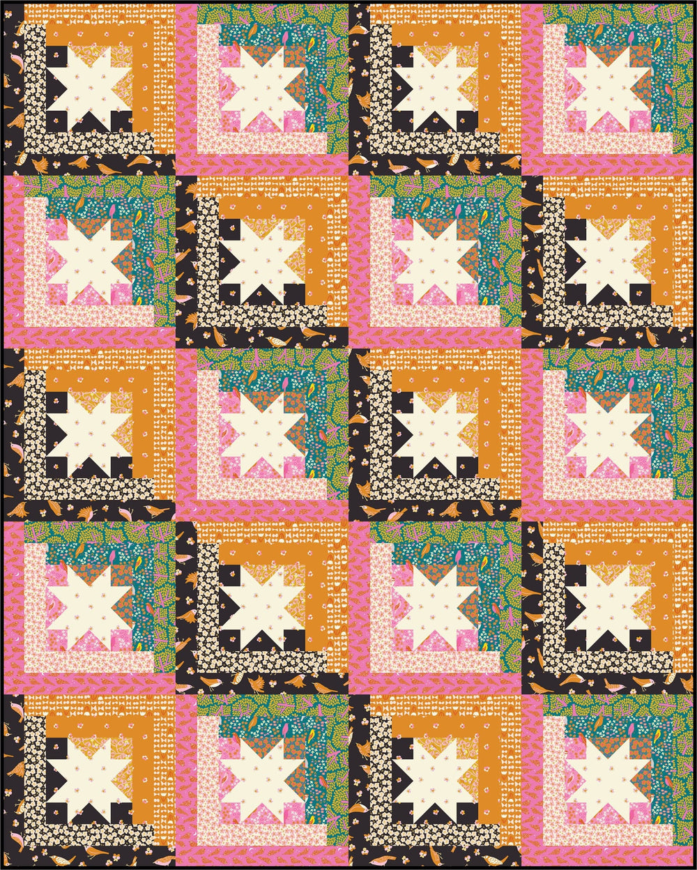 Default Modernly Morgan Quilt Pattern - Spectra