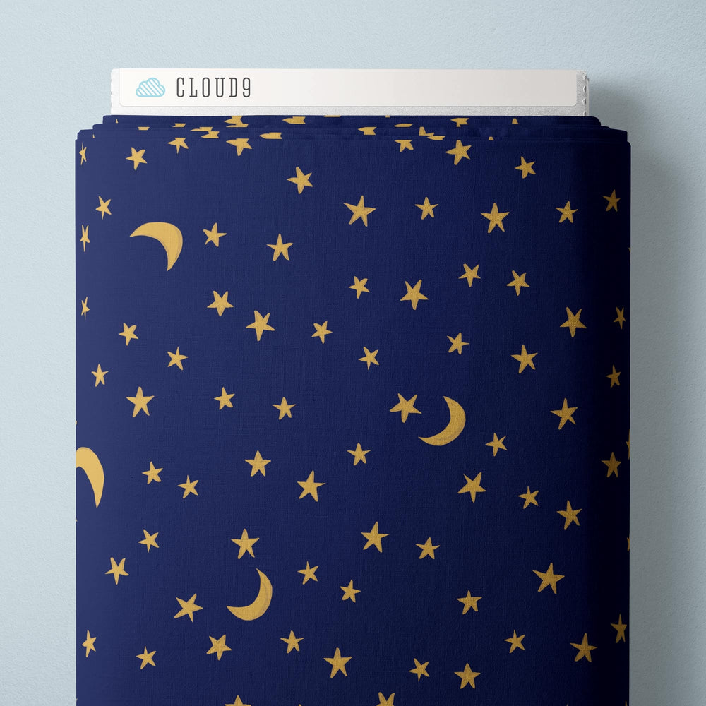 Default Moonlit Night in Navy - House Mouse - CLOUD 9