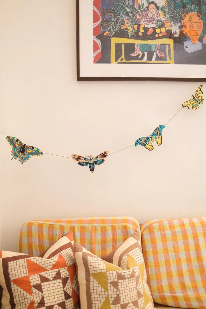 Default Moths Sewn Garland - East End Press