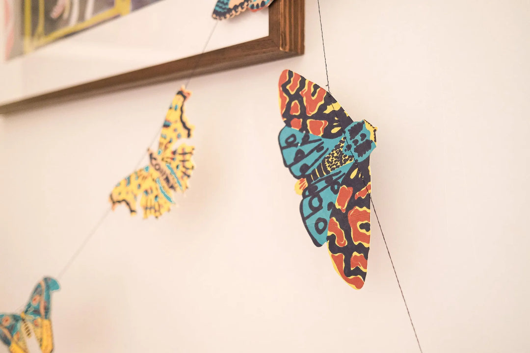 Default Moths Sewn Garland - East End Press