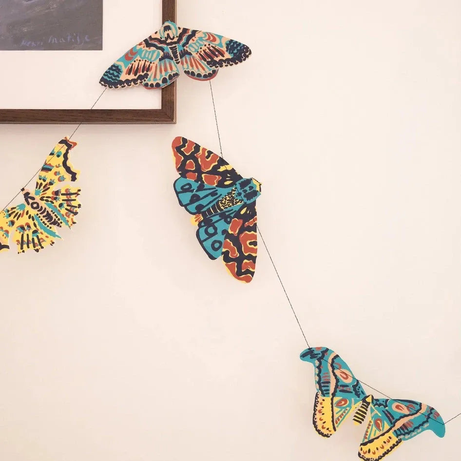 Default Moths Sewn Garland - East End Press