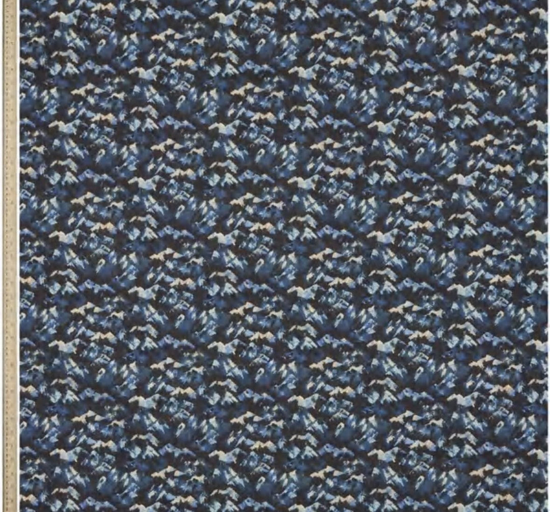 Default Mount Olympus in Dark Blue - Liberty Tana Lawn Yardage