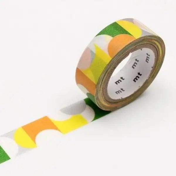 Default mt Washi Tape - 15mm wide - Half Circle