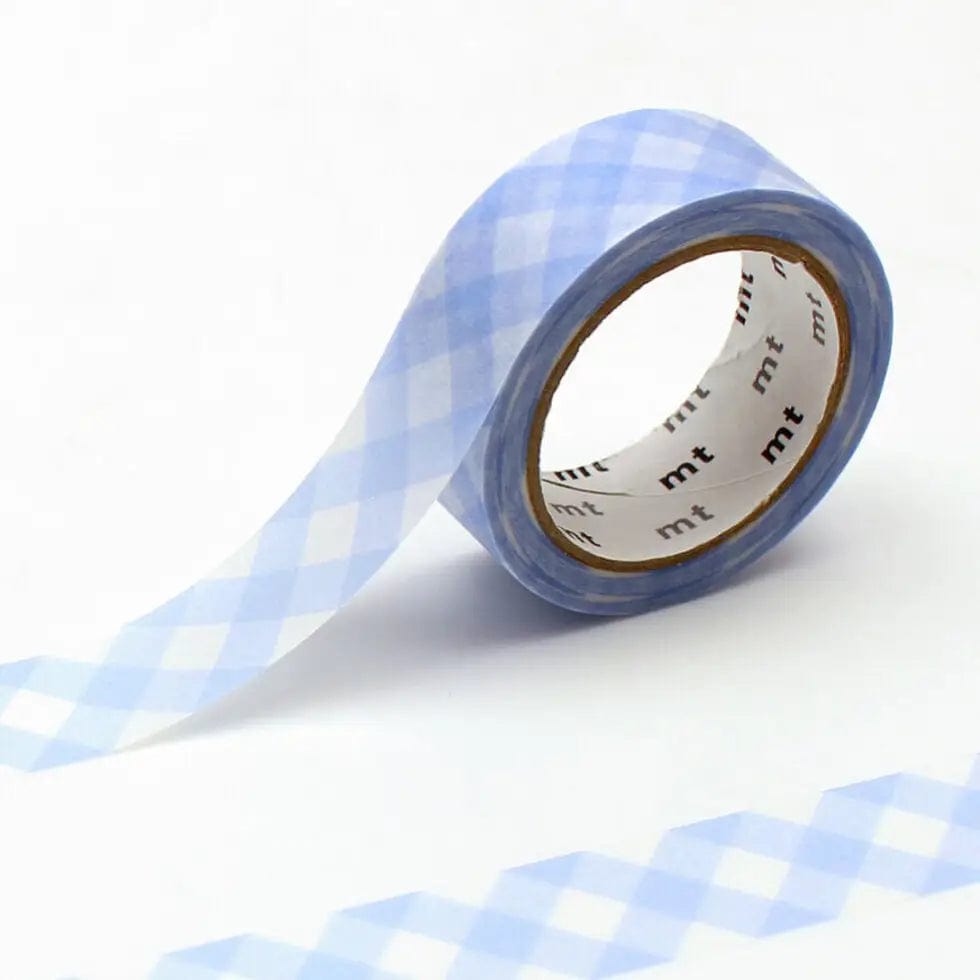 Default mt Washi Tape - 15mm wide - Thick Checkered Pastel