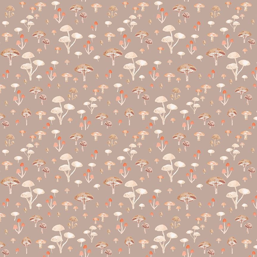 Default Mushrooms in Taupe - Willow - Dear Stella