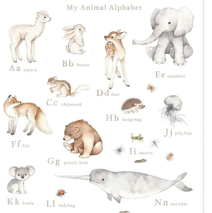 Default My Animal Alphabet PANEL - ABCS of Love