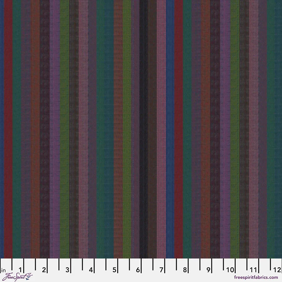 Default Narrow Stripe in Dark - Kaffe Fassett Woven Stripes