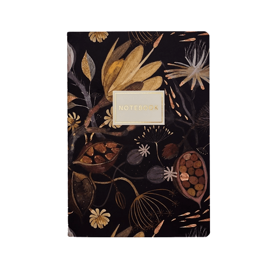 Default Night Flowers Notebook by Bruno Visconti