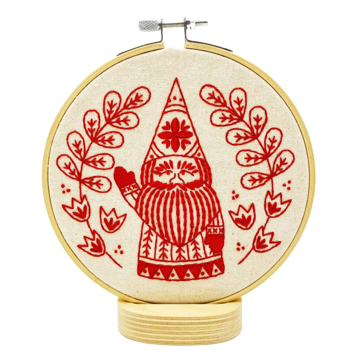 Default Nordic "Jul" Gnome - Hook Line & Tinker Embroidery Kit