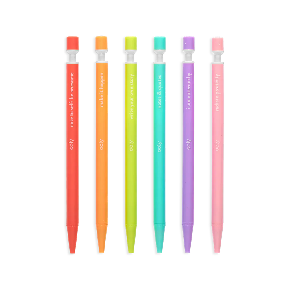 Default Noted! Graphite Mechanical Pencils - Set of 6