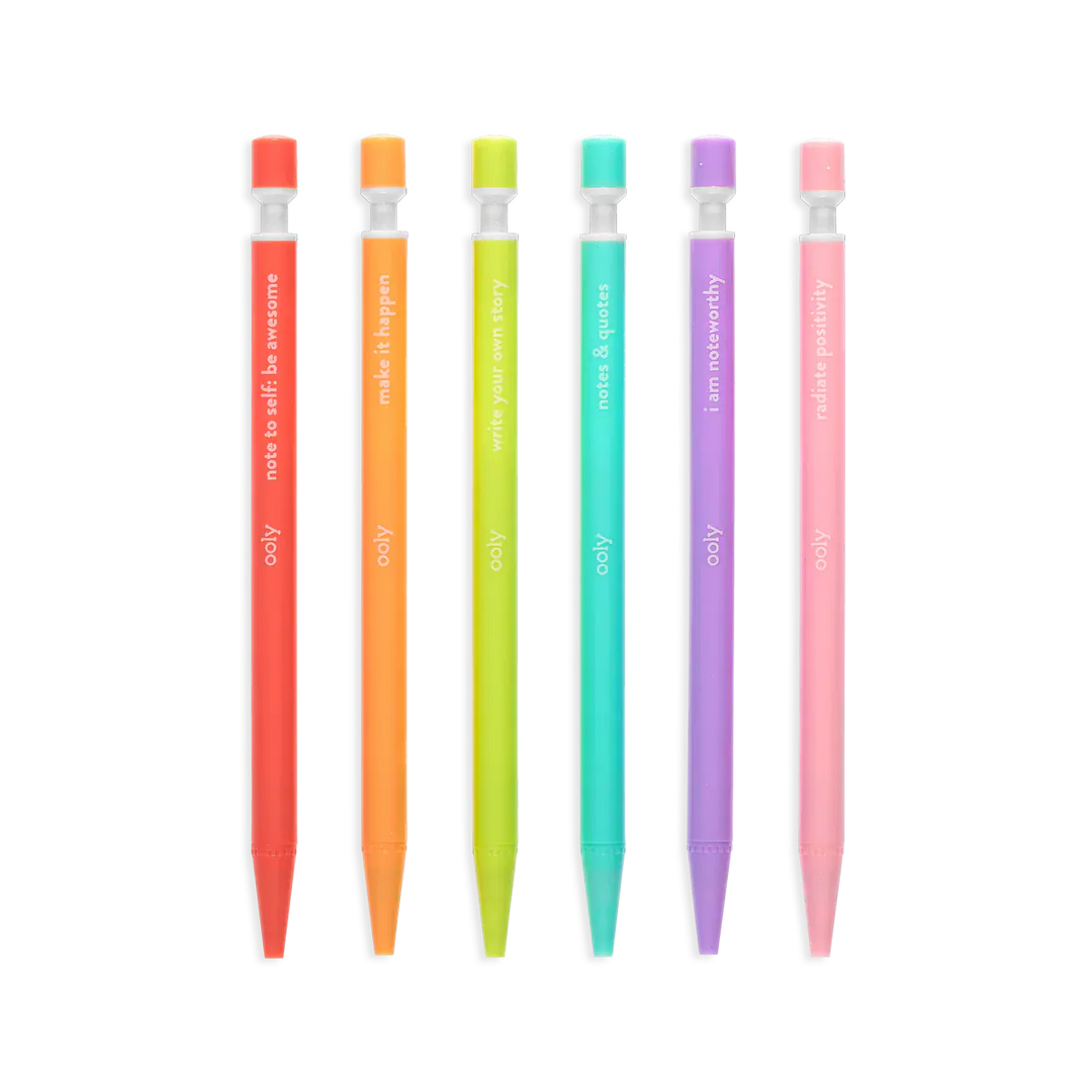 Default Noted! Graphite Mechanical Pencils - Set of 6