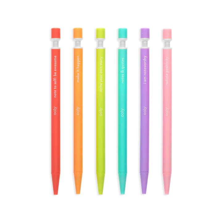 Default Noted! Graphite Mechanical Pencils - Set of 6