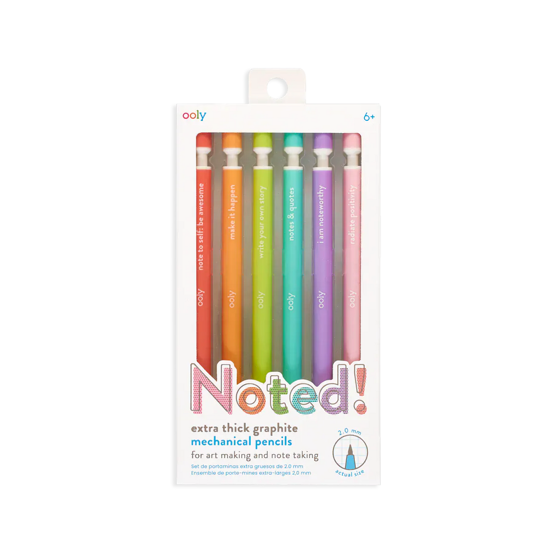 Default Noted! Graphite Mechanical Pencils - Set of 6