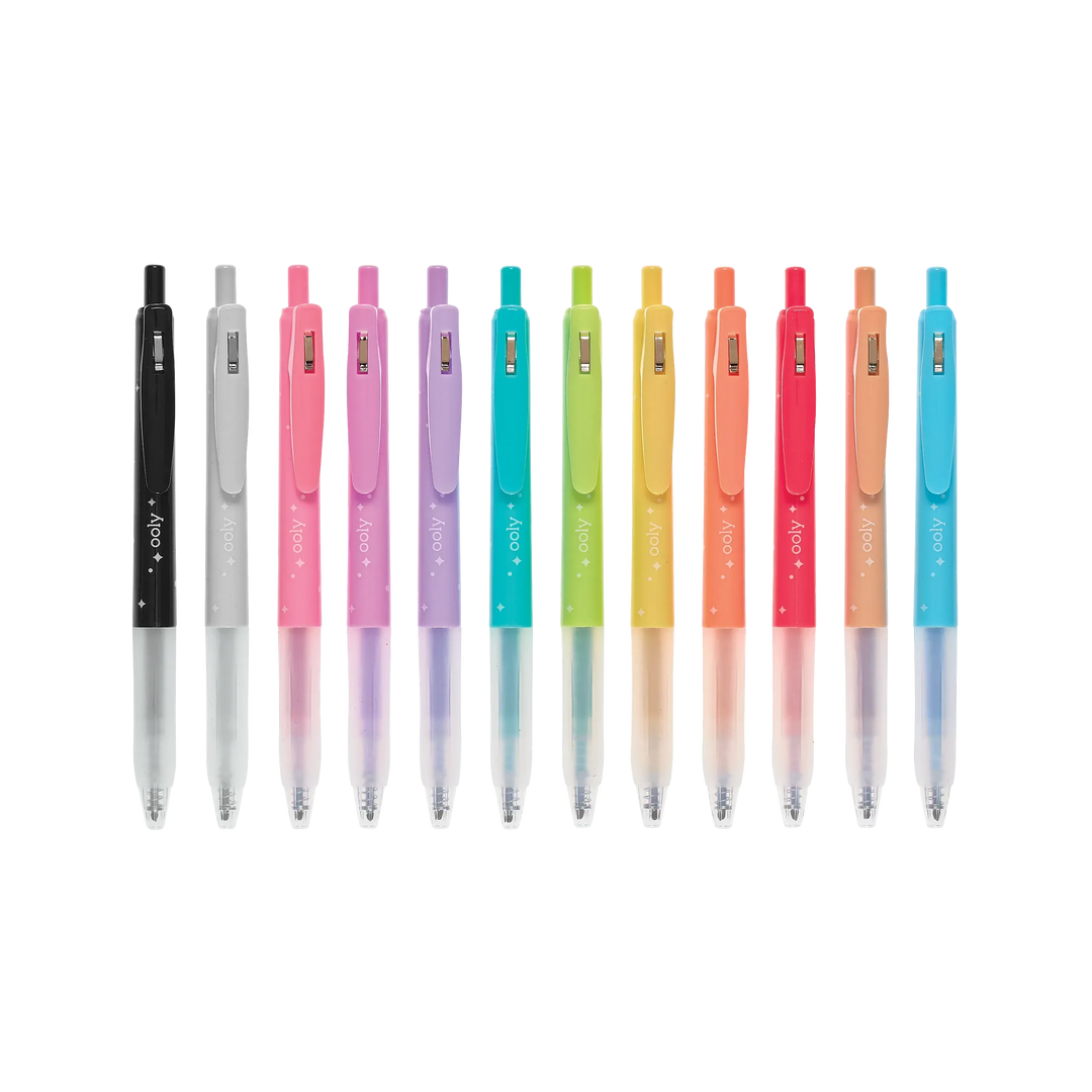 Default Oh My Glitter! Retractable Gel Pens - Set of 12