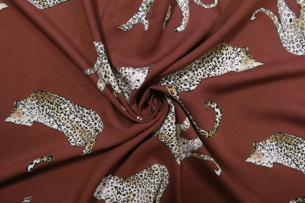 Default On the Prowl in Maroon - Marlie Care Lawn